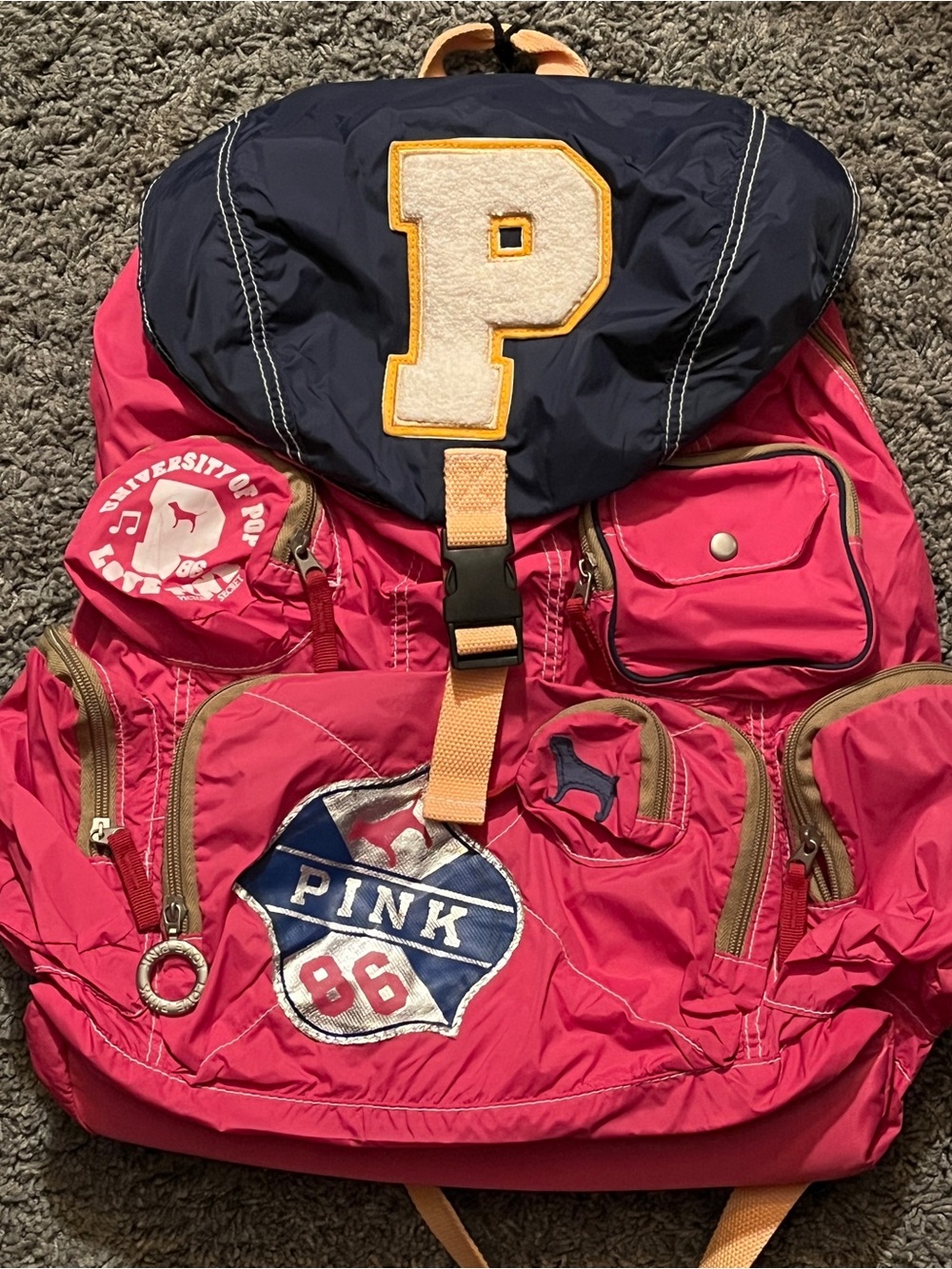 PINK Victoria's Secret HTF 2007 large Backpack